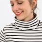 Preview: Papierschnittmuster Rollkragenshirt Frau Romy XS-XXL